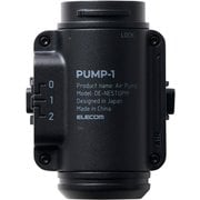 DE-NESTGPM1BK [エアーポンプ/電動/NESTOUTアウトドアバッテリー専用/軽量/静音/8種類ノズル付き/ブラック]