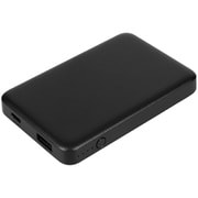 モバイルバッテリー 5000mAh 最大12W入出力対応 USB Type-C入出力/USB Type-A出力 ブラック OWL-LPB5028-BK