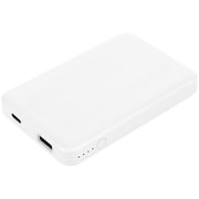 モバイルバッテリー 5000mAh 最大12W入出力対応 USB Type-C入出力/USB Type-A出力 ホワイト OWL-LPB5028-WH