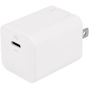 AC充電器 PowerDelivery20W出力対応 GaN採用 USB Type-C×1 ホワイト OWL-APD20C1GB-WH