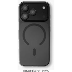 iPhone 17 Pro用 ケース インビジブルエア クリスタルブラック INVM17P63B-RE