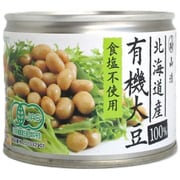 北海道産 有機ふっくら蒸し大豆 食塩不使用 120g