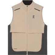 Weather Vest メンズ ランニングウェア ベスト デザート/エクリプス Sサイズ 1MF30193557