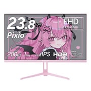 ゲーミングモニター/23.8型/FHD（1920 × 1080）/Fast IPSパネル/200Hz /1ms（GTG）/HDMI 2.0 ×1、DisplayPort 1.4 ×1 PX248WAVEKDV-O