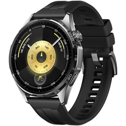 HUAWEI WATCH GT 6 46mm Black 1.47インチAMOLEDディスプレイ 64GBストレージ 最大21日間駆動 GPSスマートウォッチ ATM-B19-BK