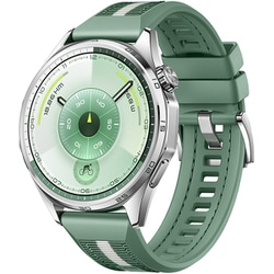 HUAWEI WATCH GT 6 46mm Green 1.47インチAMOLEDディスプレイ 64GBストレージ 最大21日間駆動 GPSスマートウォッチ ATM-B19-GR