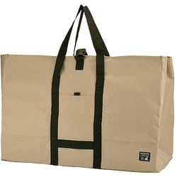 ビッグバッグ 収納ケース付き バックル付き 120L カーキ＆ブラック 大型収納 トートバッグ UE-668