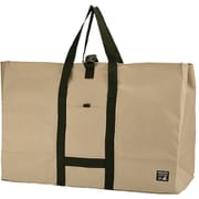 ビッグバッグ 収納ケース付き バックル付き 120L カーキ＆ブラック 大型収納 トートバッグ UE-668