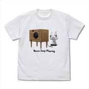 どこでもいっしょ Tシャツ ゲームに夢中のトロ WHITE Sサイズ