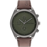 インパクト 44mm グリーン文字盤 茶革 並行輸入品 2年保証 25200363