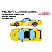 EM825C 1/43 Honda NSX-R （NA2） 2002 （TE37 Wheel） ニューインディイエローパール [レジンキャストミニカー]