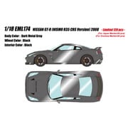 EML174 1/18 NISSAN GT-R （NISMO R35 CRS Version） 2008 ダークメタルグレー [レジンキャストミニカー]