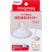 magmag（マグマグ）成長実感 スペア飲み口 はむはむストロー 1セット