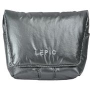 LEPIC IEM SNAP POUCH Charcoal Gray パディング素材 イヤホン用ポーチ LPC-SP-GRY