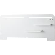 Fit-in Desk（フィットインデスク）デスクパネル マグネット パネル 仕切板 フック 収納 電動昇降デスク 電動スタンディングデスク 学習机 勉強机 スチール ホワイト 白 FDA-412 WH