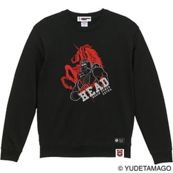 キン肉マン スウェット ロビン UNICORN HEAD ブラック XXLサイズ