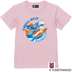 キン肉マン kids Tシャツ ミートサーフ Bピンク 140cm