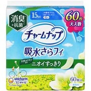 チャームナップ 吸水さらフィ 少量用 スリム 消臭タイプ 19cm 60枚 [軽度ライナー]