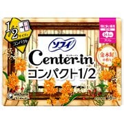 ソフィ センターイン コンパクト 1/2 キンモクセイの香リ 特に多い昼用 羽つき スリム 16枚 [生理用ナプキン]