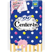 ソフィ センターイン ふわふわタイプ 多い日の夜用 羽つき 18枚 [生理用ナプキン]