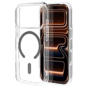iPhone 17 Pro用 ハイブリッドケース RHINOX 衝撃吸収 MIL規格 磁力充電 クリア×チャコール 表面硬度5H 9275IP5BHAMCLCH