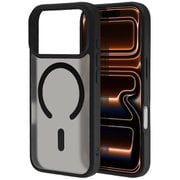 iPhone 17 Pro用 ハイブリッドケース RHINOX 衝撃吸収 MIL規格 磁力充電 ブラック フロストブラック 表面硬度2H 9276IP5BHAMBKFB