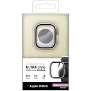 Apple Watch 44mm対応 ポリカーボネート 高光沢ガラス 一体型ケース 表面硬度8H ゴールド GHB5146AW44