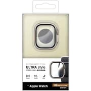 Apple Watch 46mm対応 ポリカーボネート 高光沢ガラス 一体型ケース 表面硬度8H ゴールド GHB5152AW46