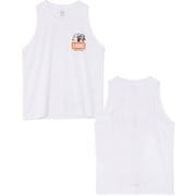 チャムス×みゃこランニングスリーブレスシャツ メンズ ランニングウェア シャツ White（W001） Mサイズ CH01-2626