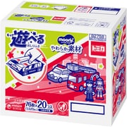 ムーニー おしりふき やわらか素材 詰替 76枚×20コ トミカ [ベビー おしりふき]