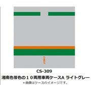 Nゲージ 車両ケース CS-309 湘南色帯色の10両用車両ケースA ライトグレー [鉄道模型アクセサリー]