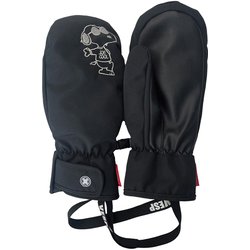 ピーナッツコラボレーションステッチミトン スキー スノーボード ミトン ブラック（BK） Sサイズ SNMG1043