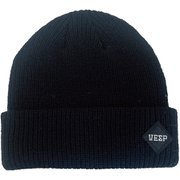 リブニットビーニー ニットキャップ ビーニー ブラック（BK） VPMB1034
