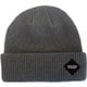 リブニットビーニー ニットキャップ ビーニー チャコールグレー（CGR） VPMB1034