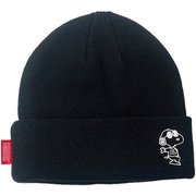 ピーナッツコラボレーションハイゲージビーニー ニットキャップ ビーニー ブラック（BK） SNMB1038