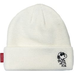 ピーナッツコラボレーションハイゲージビーニー ニットキャップ ビーニー ホワイト（WH） SNMB1038