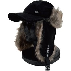 コーデュロイファーウォームキャップ キャップ ブラック（BK） VPMC1001C