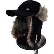 コーデュロイファーウォームキャップ キャップ ブラック（BK） VPMC1001C