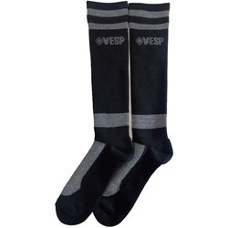 ロングニットソックス スキーソックス ブラック（BK） MFサイズ（25-28cm） VPMK1003