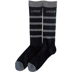 ボーダーニットソックス スキーソックス ブラック（BK） MFサイズ（25-27cm） VPMK1004