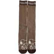 ピーナッツコラボレーションニットソックス レディース スキーソックス モカ(MO) LFサイズ(22-24cm) SNMK1002