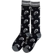 ピーナッツコラボレーションニットソックス レディース スキーソックス ブラック(BK) LFサイズ(22-24cm) SNMK1003