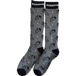 ピーナッツコラボレーションニットソックス レディース スキーソックス チャコールグレー（CGR） LFサイズ（22-24cm） SNMK1003