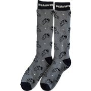 ピーナッツコラボレーションニットソックス レディース スキーソックス チャコールグレー(CGR) LFサイズ(22-24cm) SNMK1003