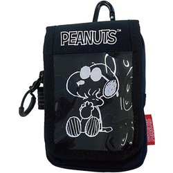 ピーナッツコラボレーションボックスパスケース ケース ブラック（BK） Xサイズ SNPC1006