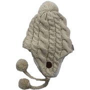 レディースビーニー ニットキャップ ビーニー アイボリー（IV） TRB1019