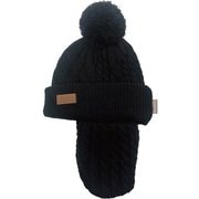 レディースビーニー ニットキャップ ビーニー ブラック（BK） TRB1021