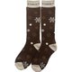 レディースソックス レディース スキーソックス ブラウン（BR） Fサイズ（22-25cm） TRK1010