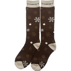 レディースソックス レディース スキーソックス ブラウン（BR） Fサイズ（22-25cm） TRK1010