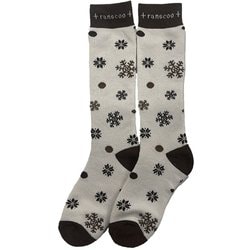 レディースソックス レディース スキーソックス オフホワイト（OW） Fサイズ（22-25cm） TRK1010